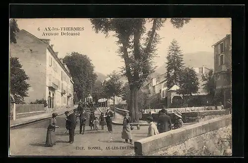 AK Ax-Les-Thermes, Avenue Delcassé