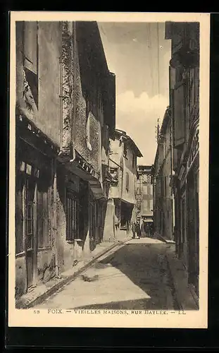 AK Foix, Vieilles Maisons, Rue Baylee