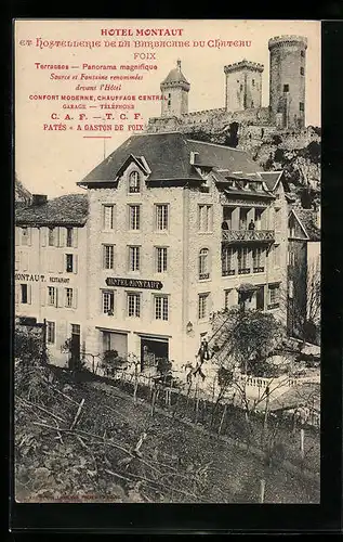 AK Foix, Hotel Montaut et hostellerie de la Barbacane du Chateau