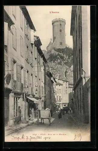 AK Foix, Rue de la Mairie