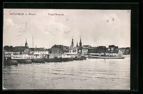 AK Mülheim a. Rhein, Totalansicht