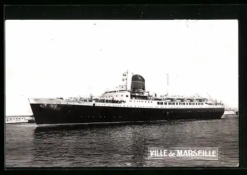 AK Passagierschiff Ville de Marseille