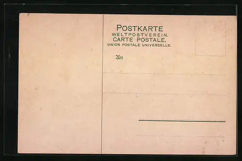 Lithographie Metz, Ney Denkmal und Kaiser Wilhelm Denkmal