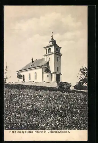 AK Unterschwarzach, Neue evang. Kirche