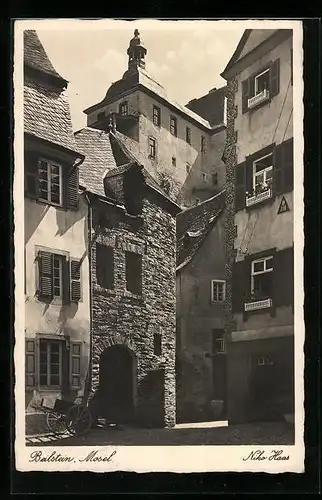 AK Beilstein /Mosel, Ortspartie mit alten Häusern