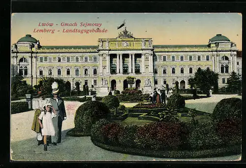 AK Lemberg, Landtagsgebäude mit Anlagen