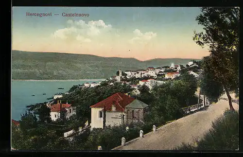 AK Hercegnovi, Teilansicht mit Wasserblick