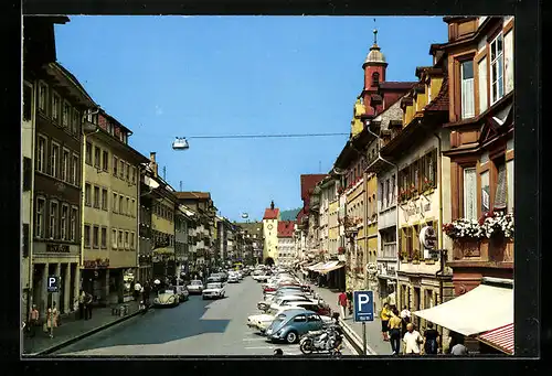 AK Waldshut am Hochrhein, Partie in der Kaiserstrasse