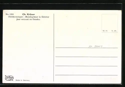 AK Oktobermorgen, Röhrender Hirsch