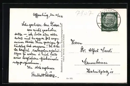 AK Elzach /Bad. Schwarzwald, Ortspartie mit Kirche