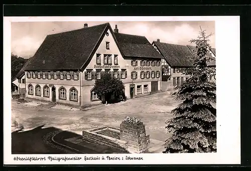 AK Pfalzgrafenweiler, Gasthaus und Pension zum Schwanen