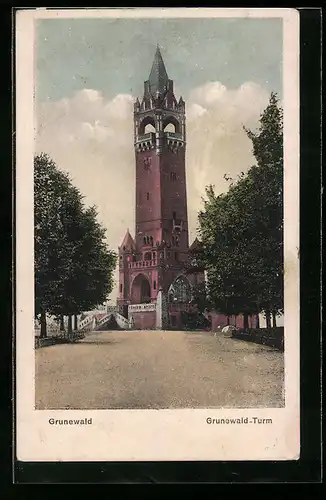 AK Berlin-Grunewald, Grunewald-Turm