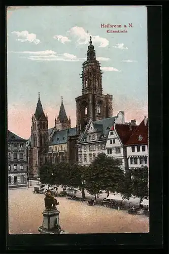 AK Heilbronn a. N., Partie mit Kilianskirche