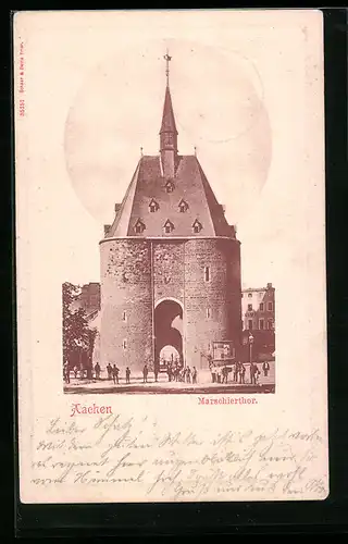AK Aachen, Blick auf Marschierthor