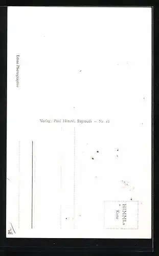 AK Bayreuth, Blick in die Brautgasse, Strasse