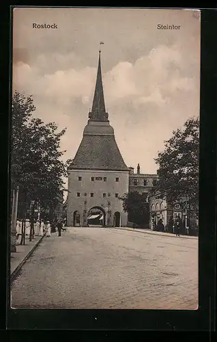 AK Rostock, Blick auf Steintor