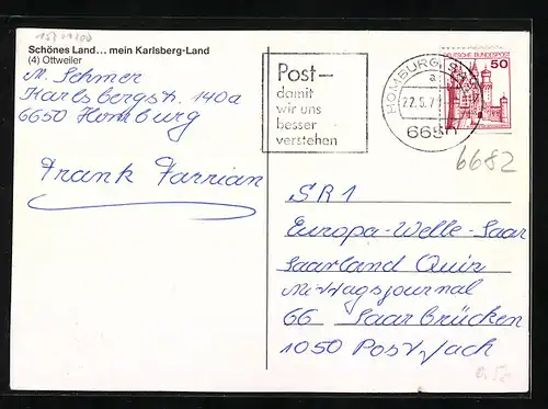 AK Ottweiler, Partie am Platz