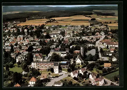 AK Braunfels a. d. Lahn, Ortsansicht aus der Vogelschau