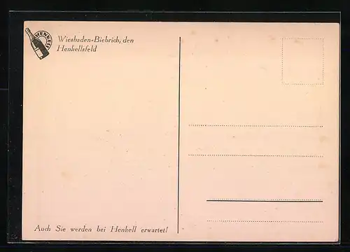 AK Wiesbaden-Biebrich, Sektkellerei Henkell & Co., Hauptkeller mit altrömischer Bacchusfigur