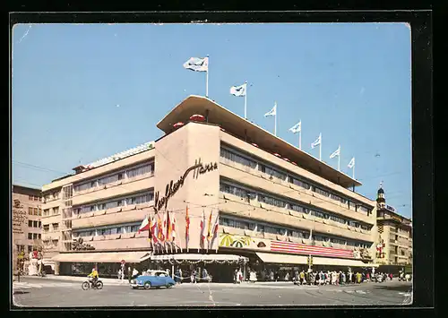 AK Mannheim, Kaufhaus Hansa am Paradeplatz