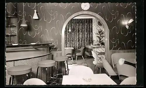AK Gefrees /Ofr., Innenansicht vom Stadt-Café Gefrees