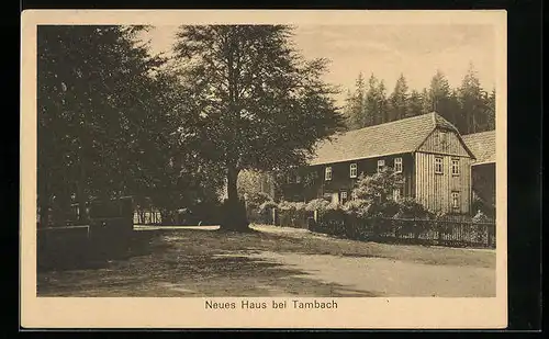 AK Tambach i. Th., Forsthaus Neues Haus