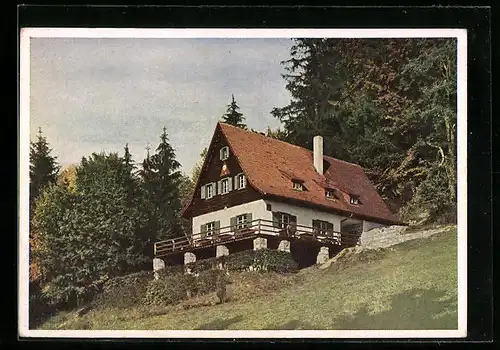 AK Diepoltsdorf, Gasthof Wachsteinhaus