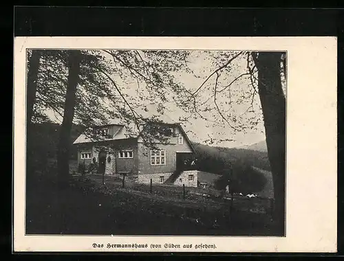 AK Rattlar, Blick auf das Hermannshaus