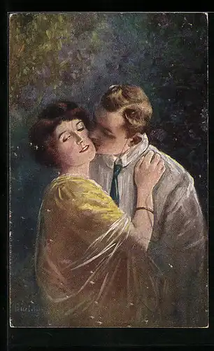 Künstler-AK sign. F. Düring: Ewig Dein!