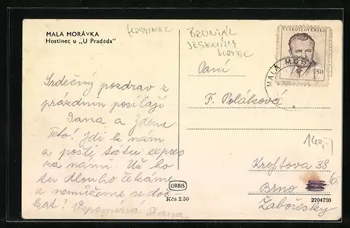 AK Mala Moravka, Hostinec u U Pradeda