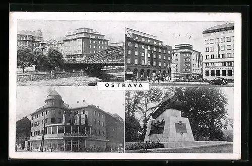AK Ostrava, Ortspartie mit Geschäften