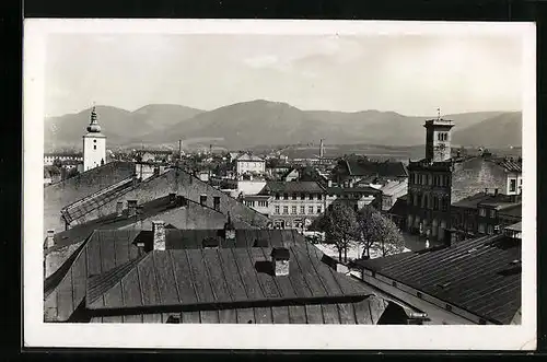 AK Frenstat p. Radh., Teilansicht mit Bergen