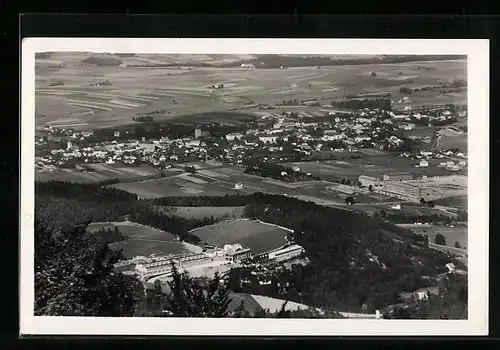 AK Frenstat p. Radh, Ortsansicht mit Umgebung