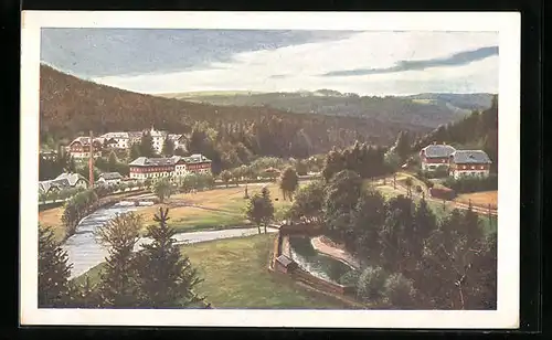 AK Johannisbrunn in Schlesien, Herzheilbad