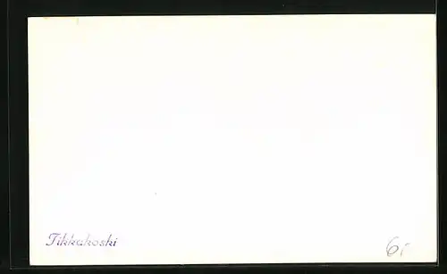 AK Tikkakoski, Ortsansicht aus der Vogelschau