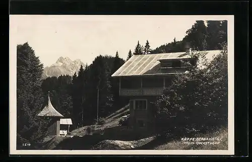 AK Oberstdorf i. Allgäu, Cafe Bergkristall