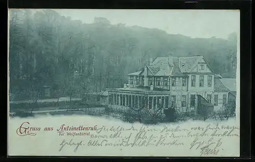 AK Wolfenbüttel, Gasthaus Antoinettenruh