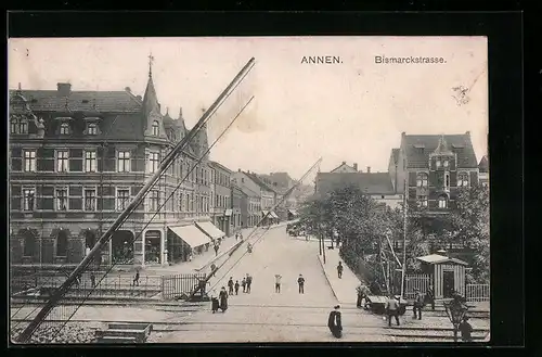 AK Annen, Blick in die Bismarckstrasse