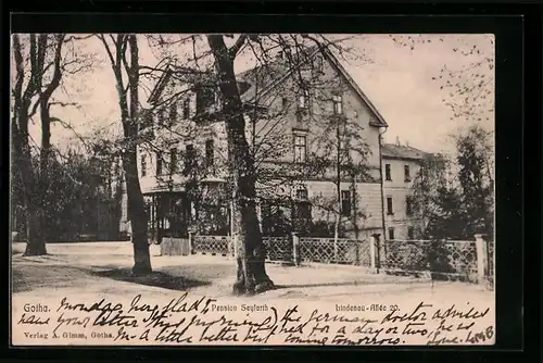 AK Gotha, Pension Seyfarth, Linden-Allee 20