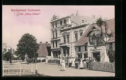 AK Cuxhaven, Strasse die Neue Reihe