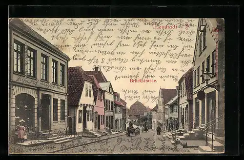 AK Neustadt i. H., Blick in die Brückstrasse