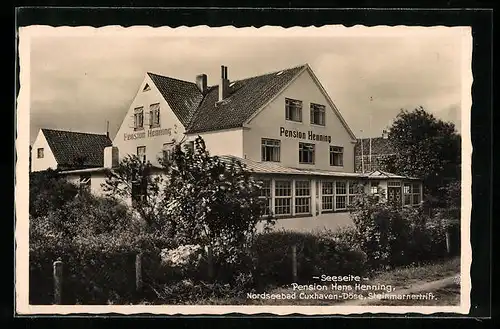 AK Cuxhaven-Döse, Pension Henning, Steinmarnertrift
