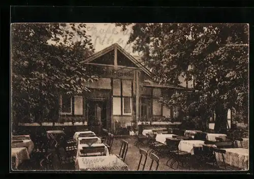 AK Bad Pyrmont, Cafe-Restaurant Felsenkeller von L. Freckmann