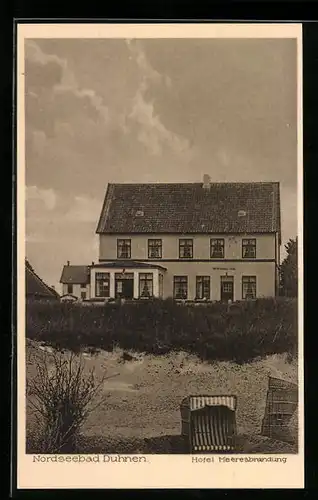 AK Duhnen, Nordseebad, Hotel Meeresbrandung von H. Haronska