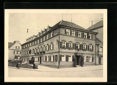 AK Bayreuth, Gasthaus goldner Hirsch von H. Dumproff