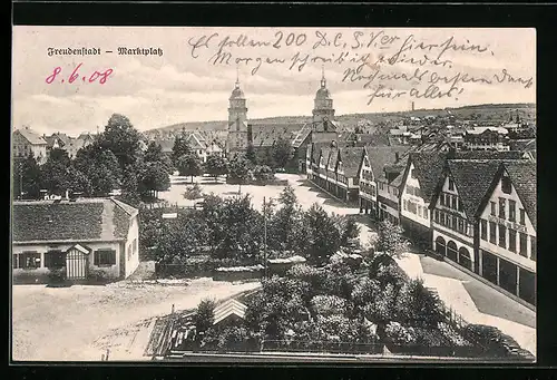 AK Freudenstadt, Marktplatz