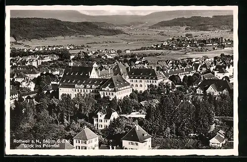 AK Rottweil a. N., Ortsansicht, Blick ins Priemtal