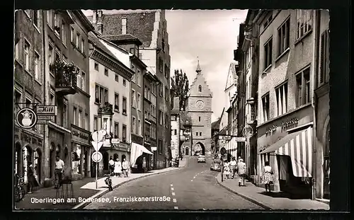 AK Überlingen / Bodensee, Franziskanerstrasse