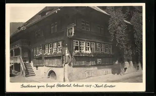 AK Glottertal, Gasthaus zum Engel