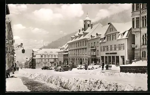 AK Triberg / Schwarzwald, Marktplatz